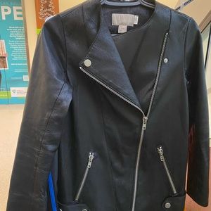 Leather jacket H&M, size 2, new without tag